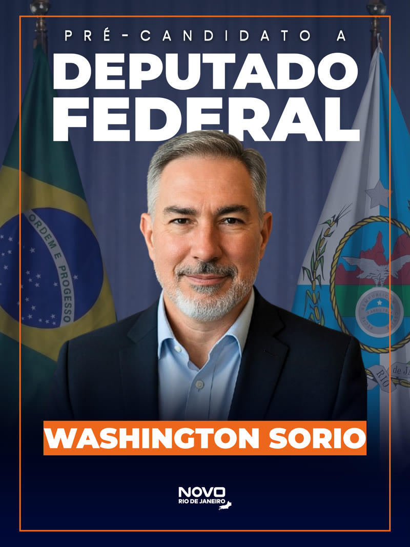 Washington Sorio — pré-candidato a Deputado Federal